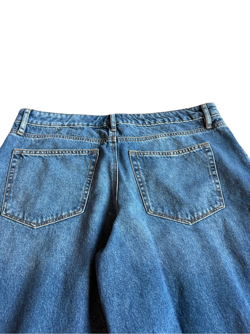 Rivete Loft Barrel Jeans Medium Wash Denim 100% Cotton Flattering Size 32 Womens - Picture 10 of 16